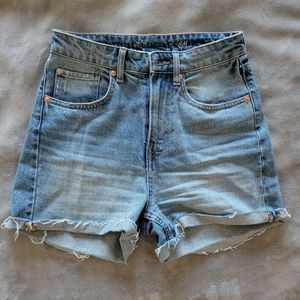 H&M Brock collection jean shorts